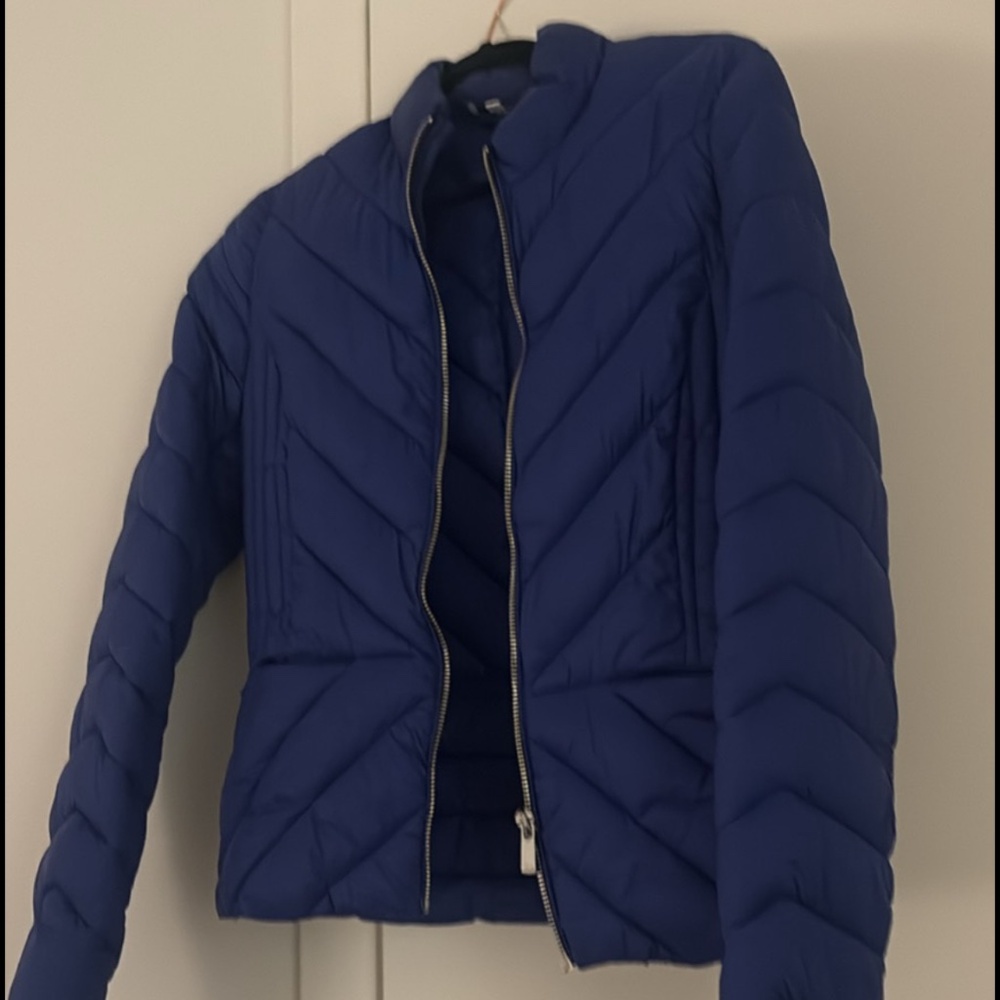 Women's Blue Puffer Jacket